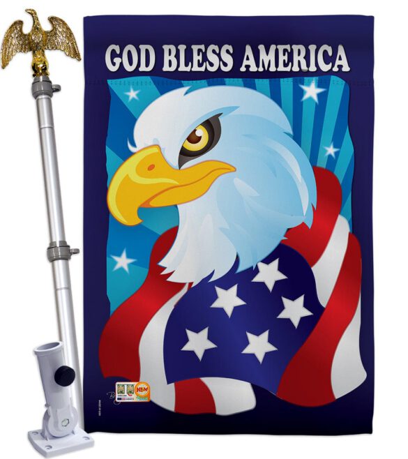 Freedom Eagle - Patriotic Americana Vertical Impressions Decorative Flags HG111051 Imported - Image 13