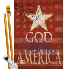 House Flag Patriotic HS111053