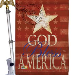 House Flag Patriotic HS111053 02