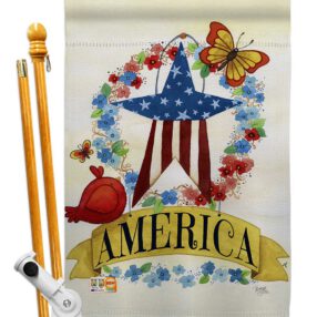 House Flag Patriotic HS111073