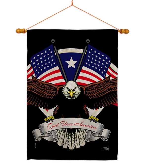 God Bless America - Patriotic Americana Vertical Impressions Decorative Flags HG137309 Made In USA - Image 10