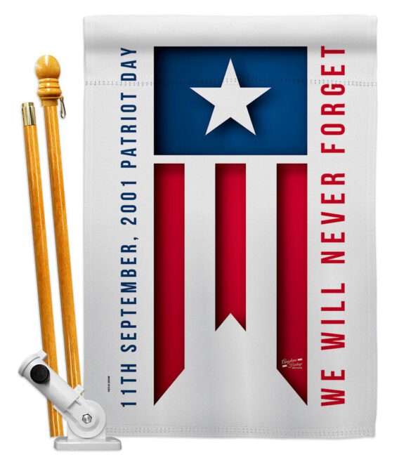 9/11 Day - Patriotic Americana Vertical Impressions Decorative Flags HG137592 Made In USA - Image 6