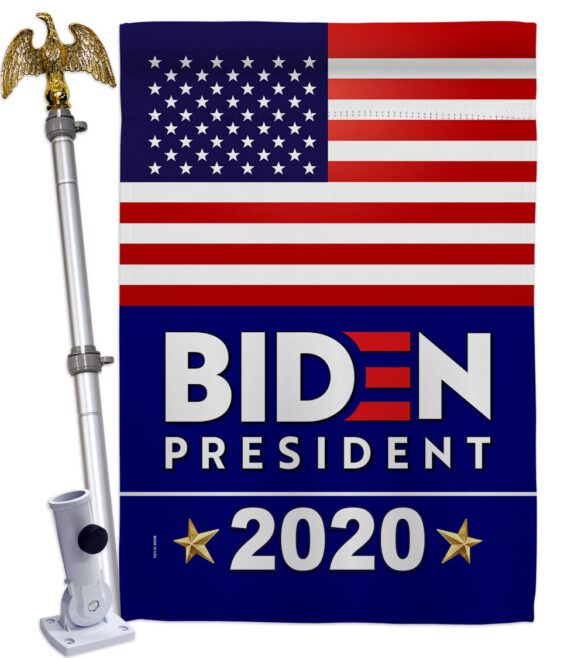 2020 Biden - Patriotic Americana Vertical Impressions Decorative Flags HG170077 Made In USA - Image 10