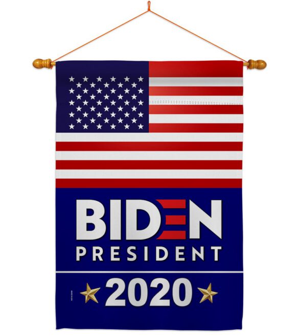 2020 Biden - Patriotic Americana Vertical Impressions Decorative Flags HG170077 Made In USA - Image 11