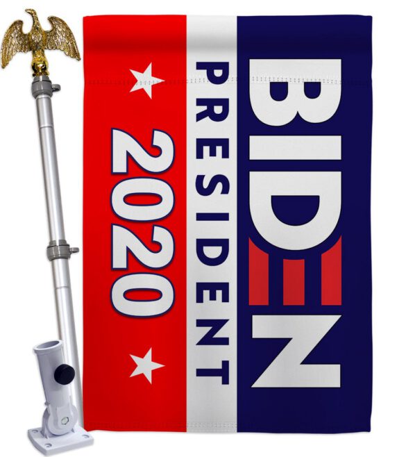 2020 Joe Biden - Patriotic Americana Vertical Impressions Decorative Flags HG170078 Made In USA - Image 10