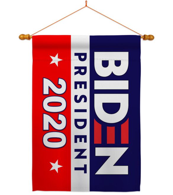 2020 Joe Biden - Patriotic Americana Vertical Impressions Decorative Flags HG170078 Made In USA - Image 11