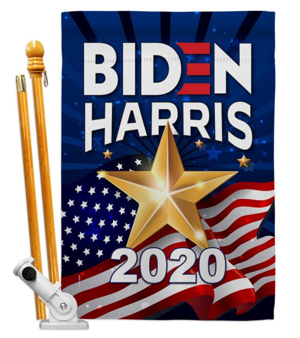 2020 Biden Harris - Patriotic Americana Vertical Impressions Decorative Flags HG170129 Made In USA - Image 6