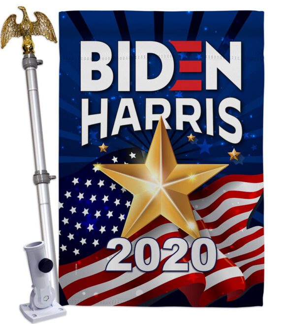 2020 Biden Harris - Patriotic Americana Vertical Impressions Decorative Flags HG170129 Made In USA - Image 10