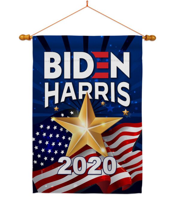 2020 Biden Harris - Patriotic Americana Vertical Impressions Decorative Flags HG170129 Made In USA - Image 11