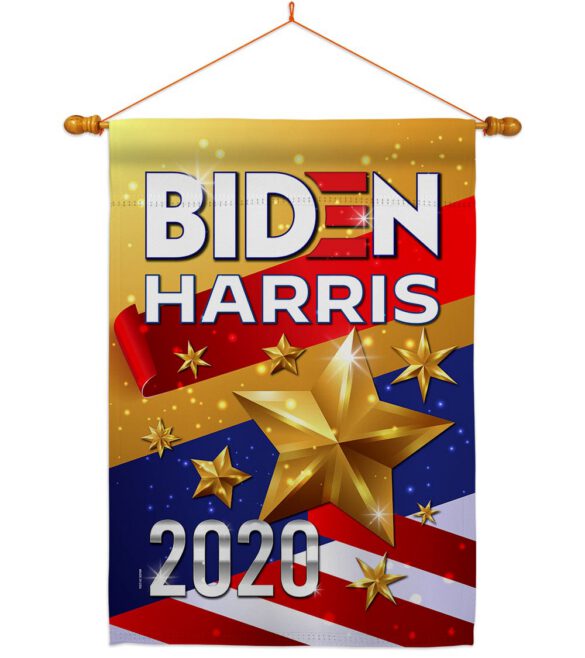 Biden Harris 2020 - Patriotic Americana Vertical Impressions Decorative Flags HG170141 Made In USA - Image 10
