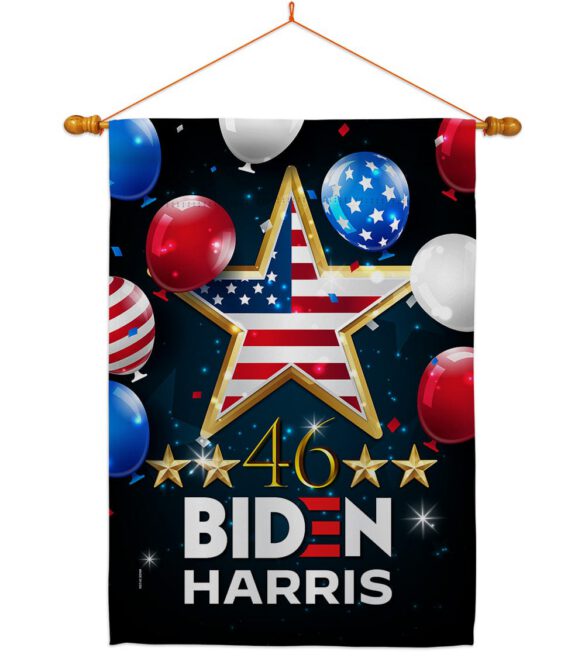 46 Biden Harris - Patriotic Americana Vertical Impressions Decorative Flags HG170158 Made In USA - Image 11