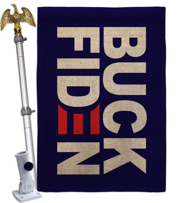 Buck Finden - Patriotic Americana Vertical Impressions Decorative Flags HG170205 Made In USA - Image 23