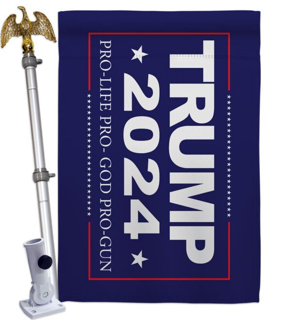 2024 Trump Pro Life - Patriotic Americana Vertical Impressions Decorative Flags HG170208 Made In USA - Image 12