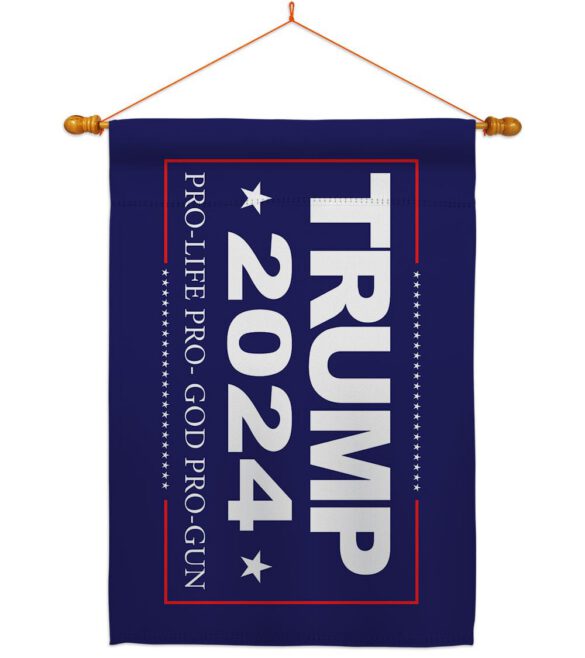 2024 Trump Pro Life - Patriotic Americana Vertical Impressions Decorative Flags HG170208 Made In USA - Image 13