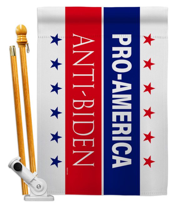 America Anti Biden - Patriotic Americana Horizontal Impressions Decorative Flags HG170251 Made In USA - Image 6