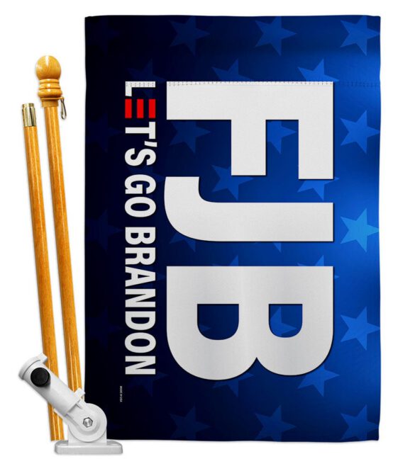 FJB - Patriotic Americana Horizontal Impressions Decorative Flags HG170255 Made In USA - Image 5