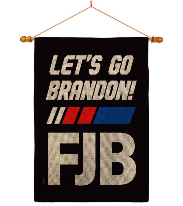 FJB Go Brandon - Patriotic Americana Vertical Impressions Decorative Flags HG170256 Made In USA - Image 24