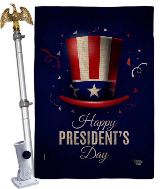 Happy President's Day - Patriotic Americana Vertical Impressions Decorative Flags HG192446 Made In USA - Image 19
