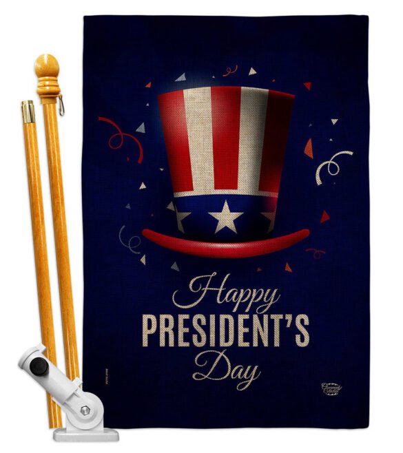 Happy President's Day - Patriotic Americana Vertical Impressions Decorative Flags HG192446 Made In USA - Image 15
