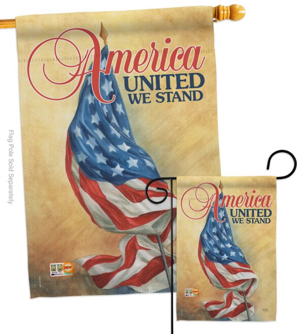 America United - Patriotic Americana Vertical Impressions Decorative Flags HG111061 Made In USA - Image 4
