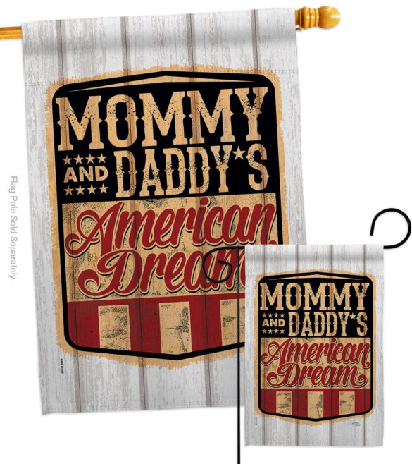 American Dream - Patriotic Americana Vertical Impressions Decorative Flags HG111101 Made In USA - Image 4