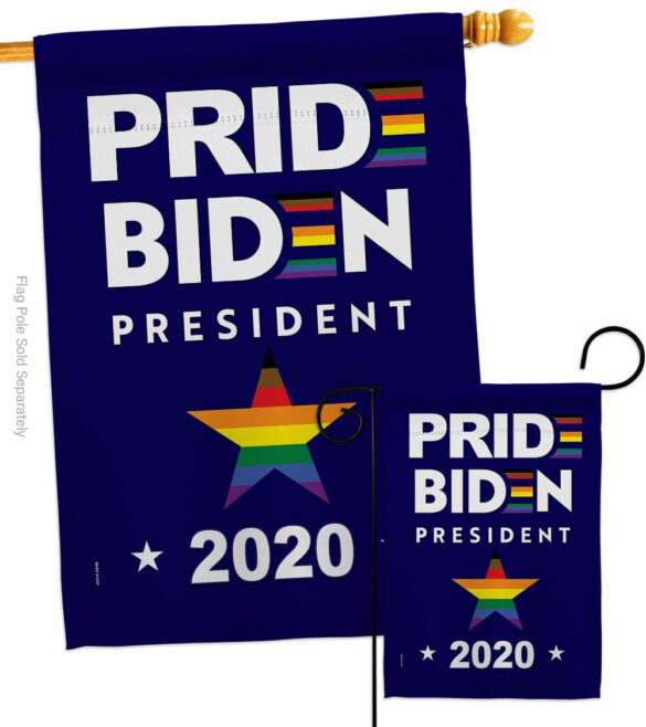 2020 Biden President - Patriotic Americana Vertical Impressions Decorative Flags HG170080 Made In USA - Image 4
