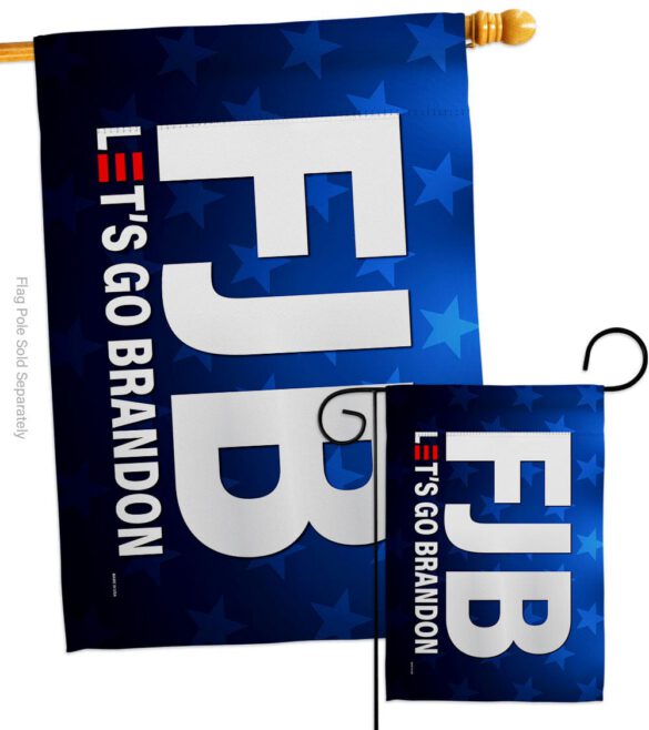 FJB - Patriotic Americana Horizontal Impressions Decorative Flags HG170255 Made In USA - Image 3