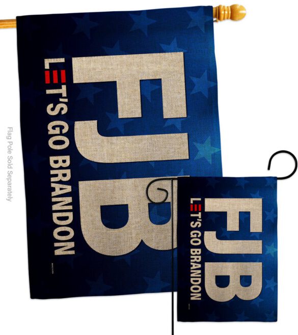 FJB - Patriotic Americana Horizontal Impressions Decorative Flags HG170255 Made In USA - Image 15