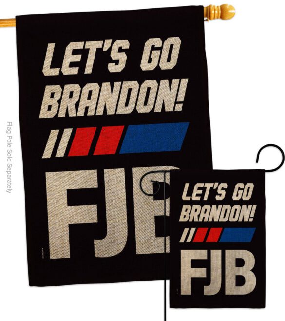 FJB Go Brandon - Patriotic Americana Vertical Impressions Decorative Flags HG170256 Made In USA - Image 15