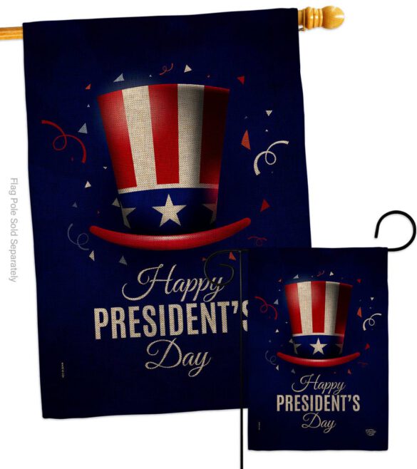 Happy President's Day - Patriotic Americana Vertical Impressions Decorative Flags HG192446 Made In USA - Image 13