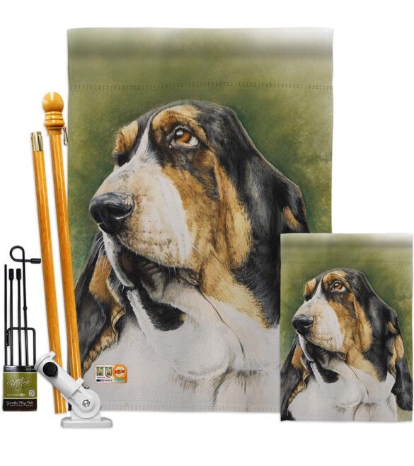Basset Hound - Pets Nature Vertical Impressions Decorative Flags HG110090 Made In USA - Image 7