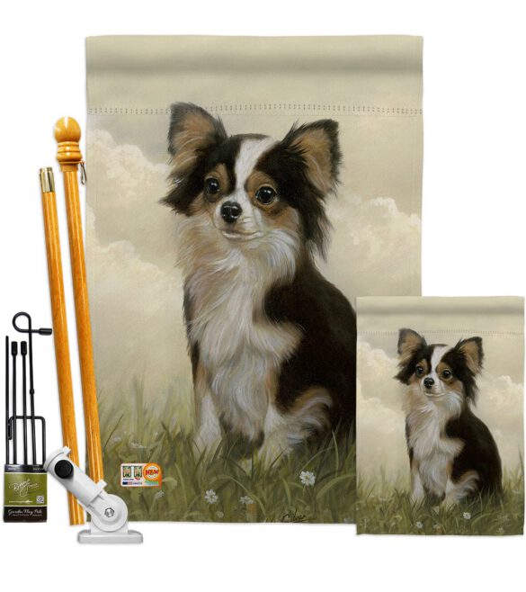Chihuahua - Pets Nature Vertical Impressions Decorative Flags HG110094 Made In USA - Image 6