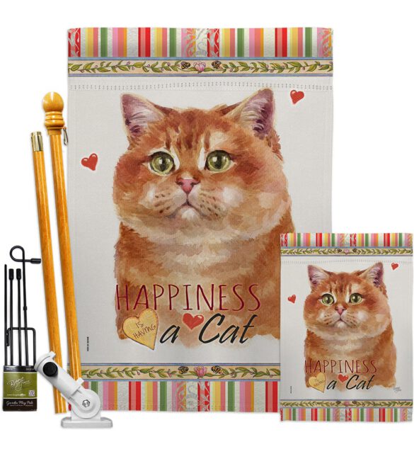 Gold Scottish Happiness - Pets Nature Vertical Impressions Decorative Flags HG110191 Made In USA - Image 6