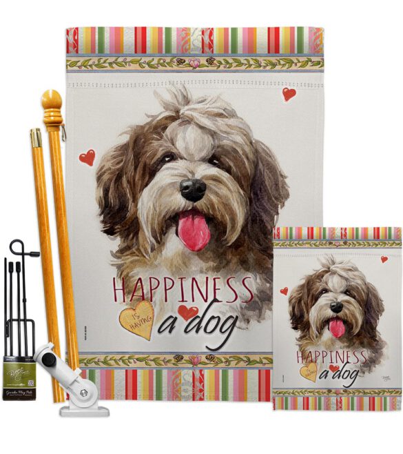 Havanese Cuban Happiness - Pets Nature Vertical Impressions Decorative Flags HG110239 Made In USA - Image 6