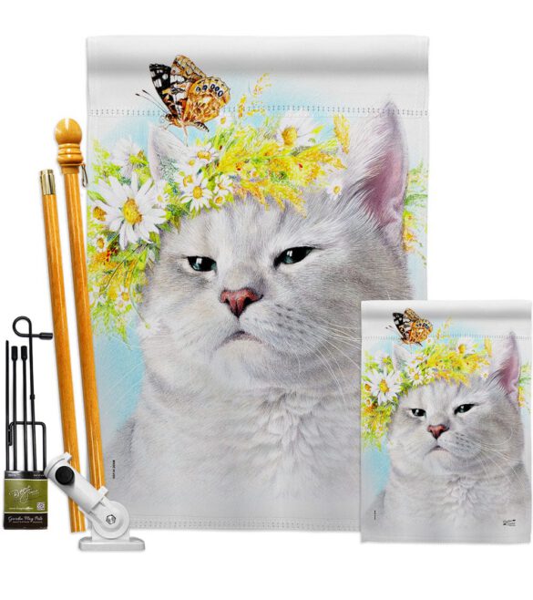 Garden Kitty - Pets Nature Vertical Impressions Decorative Flags HG137546 Made In USA - Image 6