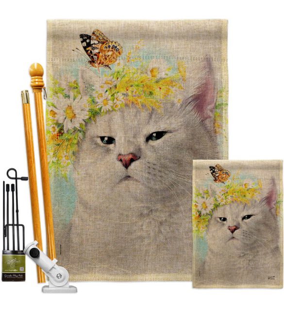 Garden Kitty - Pets Nature Vertical Impressions Decorative Flags HG137546 Made In USA - Image 16