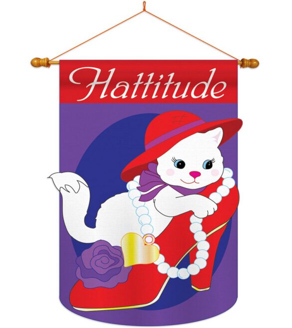 Hattitude - Pets Nature Vertical Applique Decorative Flags HG110035 - Image 10