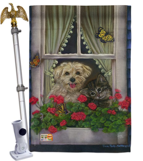 Faithfully Yours - Pets Nature Vertical Impressions Decorative Flags HG110056 Made In USA - Image 13