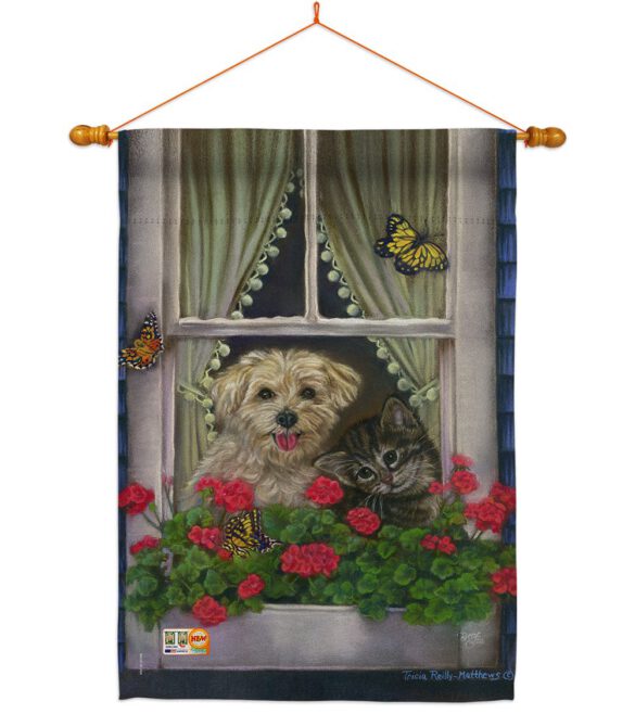 Faithfully Yours - Pets Nature Vertical Impressions Decorative Flags HG110056 Made In USA - Image 14