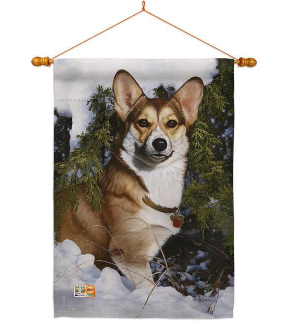 Corgi - Pets Nature Vertical Impressions Decorative Flags HG110088 Made In USA - Image 14