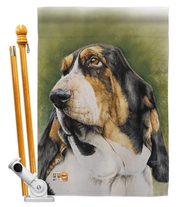Basset Hound - Pets Nature Vertical Impressions Decorative Flags HG110090 Made In USA - Image 6