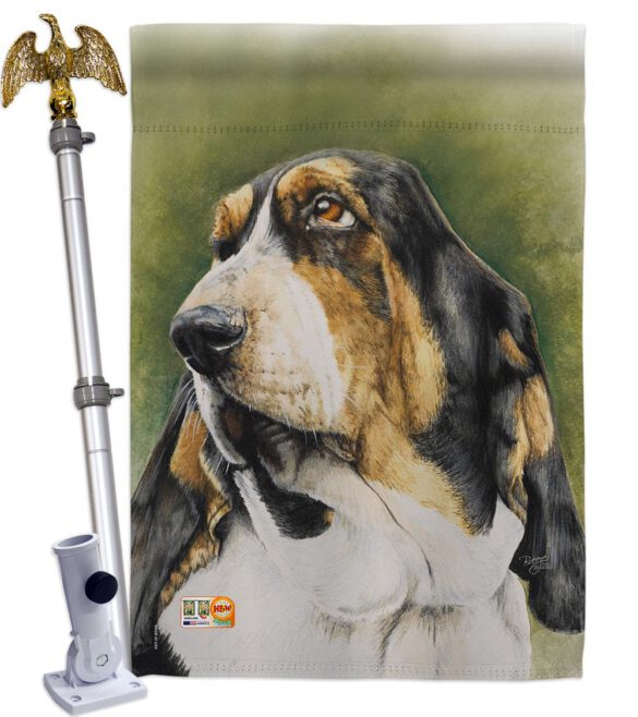 Basset Hound - Pets Nature Vertical Impressions Decorative Flags HG110090 Made In USA - Image 14