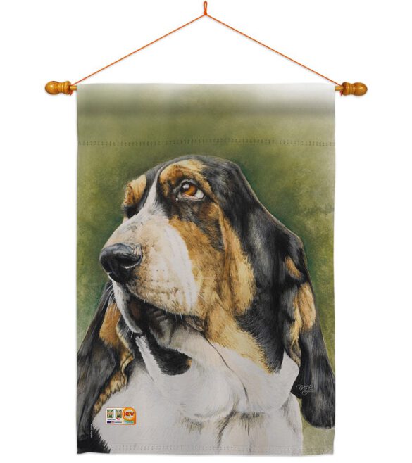 Basset Hound - Pets Nature Vertical Impressions Decorative Flags HG110090 Made In USA - Image 15