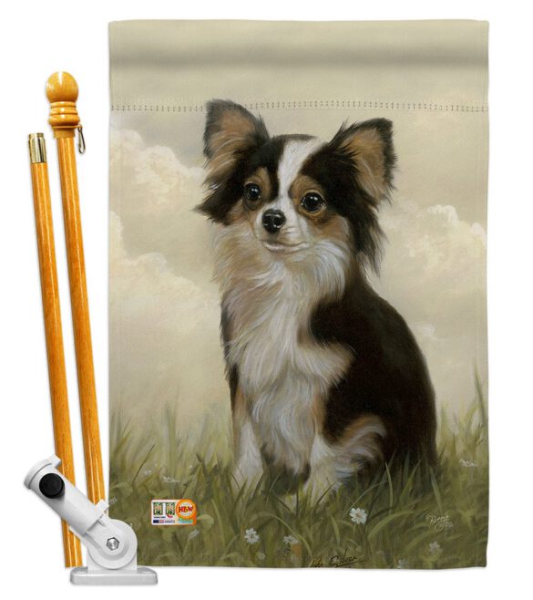 Chihuahua - Pets Nature Vertical Impressions Decorative Flags HG110094 Made In USA - Image 5