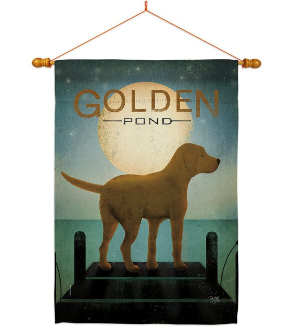 Golden Pond - Pets Nature Vertical Impressions Decorative Flags HG110135 Made In USA - Image 10