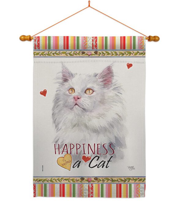 German Long Hair Happiness - Pets Nature Vertical Impressions Decorative Flags HG110173 Made In USA - Image 10