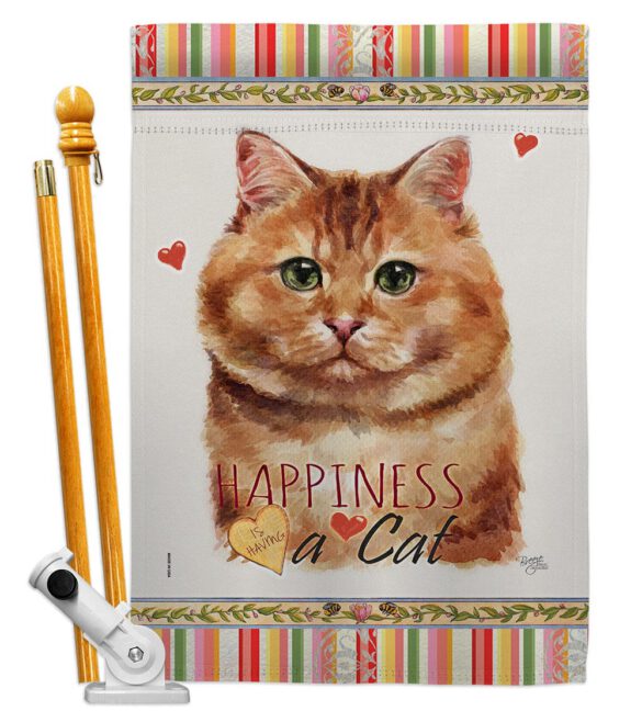 Brown Dilute Calico Happiness - Pets Nature Vertical Impressions Decorative Flags HG110175 Made In USA - Image 5