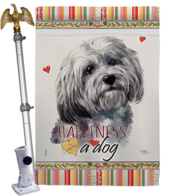 Havanese Happiness - Pets Nature Vertical Impressions Decorative Flags HG110185 Made In USA - Image 9