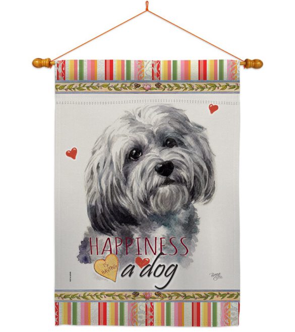 Havanese Happiness - Pets Nature Vertical Impressions Decorative Flags HG110185 Made In USA - Image 10
