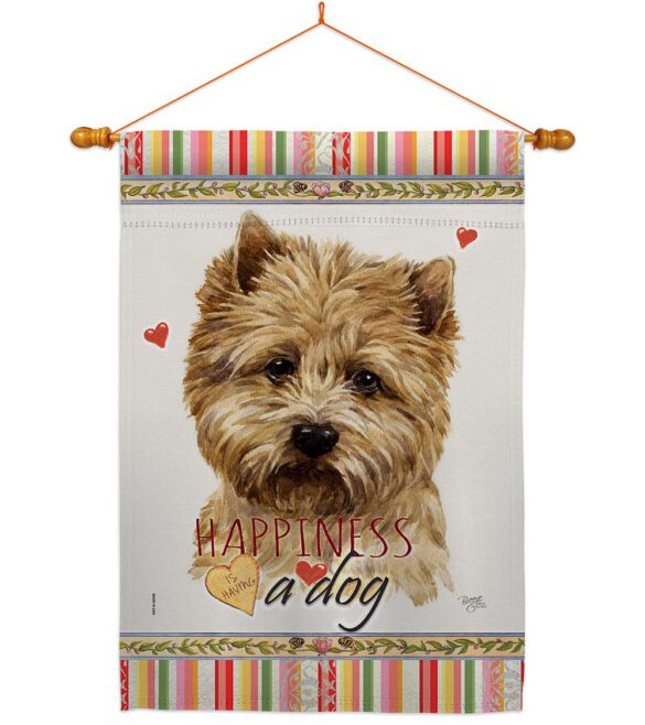 Cairn Terrier Happiness - Pets Nature Vertical Impressions Decorative Flags HG110189 Made In USA - Image 10
